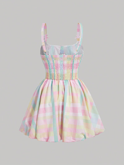 Sweet Princess Plaid Cami Dress: Embrace Your Fashionista Side