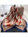 Stylish Geometric Print Bandana: The Versatile Silk Imitation Accessory for Women