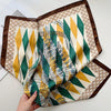 Stylish Geometric Print Bandana: The Versatile Silk Imitation Accessory for Women