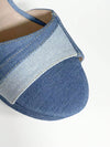 Blue Sky High: Waterproof Platform High Heeled Sandals for Outdoor Women