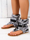 Stylish Summer Roman Sandals: Women's Fashionable Gladiator Sandals with Buckle Detail