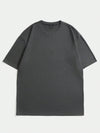 Dark Grey Oversized Men's Short Sleeve T-Shirt for Ultimate Comfort