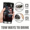 USA Flag Hunting Stainless Steel Tumbler: Perfect Father's Day Gift for Dad