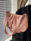 Expertly crafted, the Dreamy Cloud Pleated Shoulder Bag in Pale Pink is a versatile accessory for any occasion. Its pleated design adds a touch of elegance while the spacious interior is perfect for your essentials. Ideal for shopping, dates, and parties, this bag is a must-have for the stylish woman.