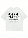 Summer Style: Men's Humorous Printed Short Sleeve T-Shirt