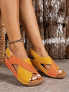 Plus Size Trendy Wedge Sandals: Stylish Low Heels for Casual Comfort