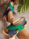 Plus Size Trendy Wedge Sandals: Stylish Low Heels for Casual Comfort