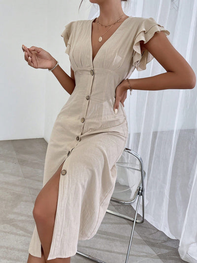 Elevate Your Style: Chic Ruched Puff Sleeve Dress for Effortless Elegance