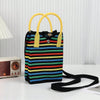 Striped Knit Lightweight Ladies Handbag: Your Perfect Companion for All Seasons