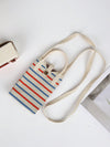 Colorful Striped Lightweight Shoulder Bag: Your Perfect Companion for All Seasons