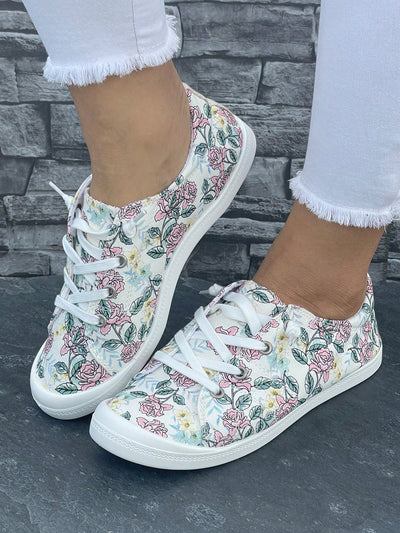 Stay stylish and comfortable with our Pink Rose Printed Slip-On Sneakers. These shoes are perfect for every season and feature a trendy design that will elevate any outfit. Made with high-quality materials, they provide all-day comfort and support. Ideal for any fashion-forward individual looking for both style and functionality.