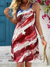 Show Your Patriotic Spirit With Our USA Flag Strapless Dress