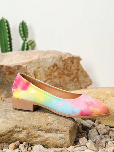 2024 Spring Collection: Colorful Slip-On Shallow Mouth Flat Shoes for Women