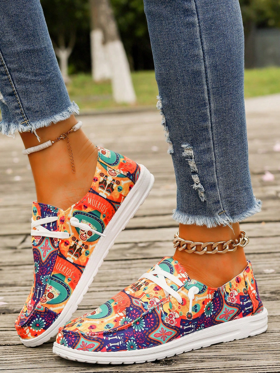 Experience the ultimate comfort with Summer Bliss: Retro Slip-On Flat Shoes. Crafted with a retro design, these shoes provide both style and relaxation. Enjoy the summer breeze while walking in the most comfortable way possible. Perfect for any casual outing, these shoes will elevate your comfort level to new heights.