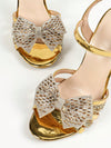 Glamorous Rhinestone Chunky Heeled Sandals: Perfect for party nights!