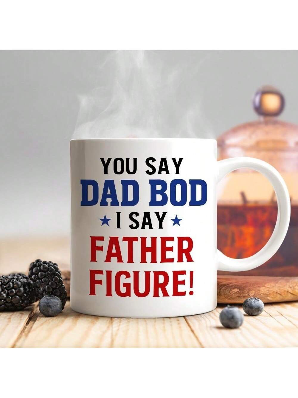 Celebrate the special role of a father figure with our Father Figure Coffee Mug. Perfect for birthdays and Father's Day, this mug is a heartfelt gift for both dads and stepdads. Share your love and gratitude with every sip.