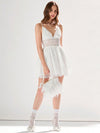 Enchanting Embroidered White Dress: Perfect for Romantic Spring/Summer Vacations