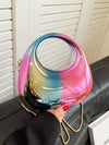 Glamorous Metal Color Round Party Bag: A Stylish Choice for Evening Events