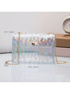 Chic Clear Laser-Cut Crossbody Bag: Versatile and Trendy Style
