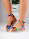 Colorful Vacation Style Wedge Sandals: Comfort and Style Combined