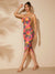Tropical Breeze Backless Dress - Floral Dress For Women
