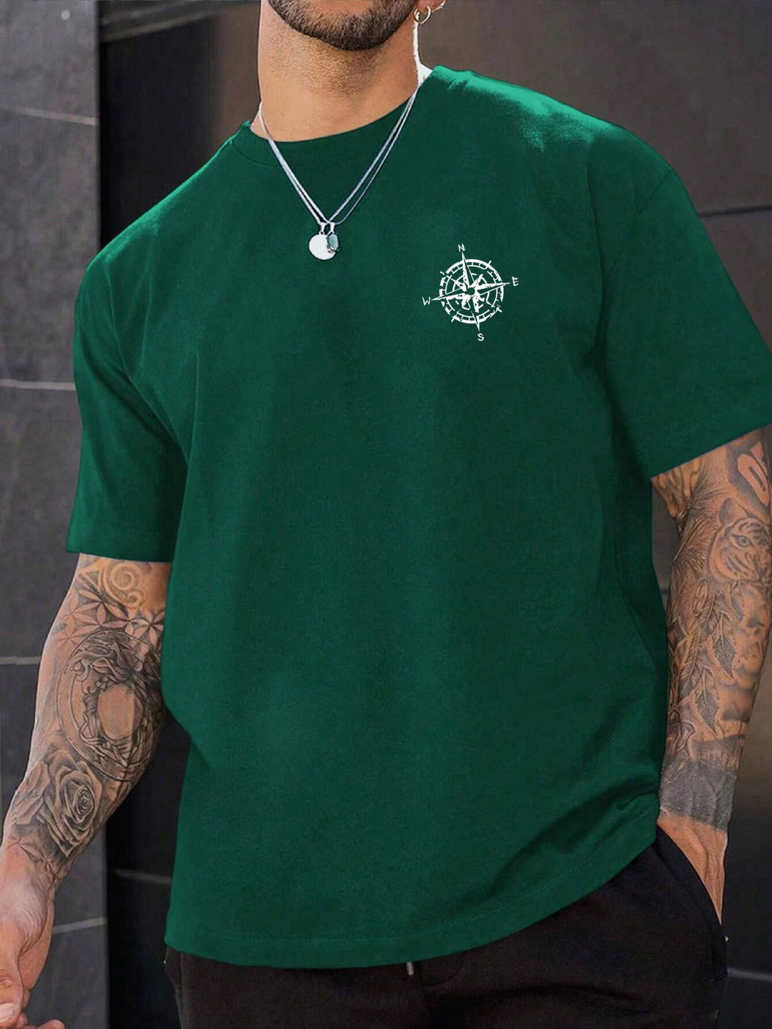 Stay stylish and comfortable this summer with our Eagle Print Casual Tee for Men. Featuring an oversized short sleeve style, this tee is perfect for any casual occasion. Made with high-quality materials, it guarantees a perfect fit and durability. Elevate your summer wardrobe with this must-have piece.