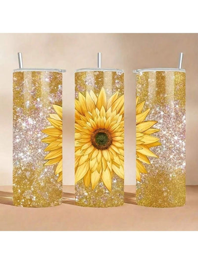 You Are My Sunshine" 20oz Sunflower Insulated Tumbler - Perfect Gift for Daughter