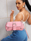 Riveting Style: Chic Shoulder Bag for Women and Teenagers