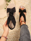 Crossed Cloth Upper Lightweight Sandals: Stylish and Comfortable for Outdoor Adventures