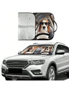 Sunglasses-Wearing Dog Printed Car Windshield Sun Shade: The Perfect Pet Owner's Accessory