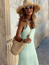 Mint Green Sleeveless Sweater Dress: Your Perfect Summer Vacation Outfit