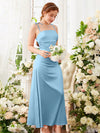 Vintage Charm: Long Camisole Wedding Season Dress for Teens