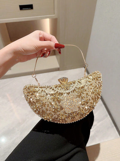 Event Bag: Radiant Rhinestone Evening Clutch for Elegant Occasions