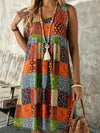 Women's Patchwork Print Tank Dress: Your Go-To Summer Vacation Style