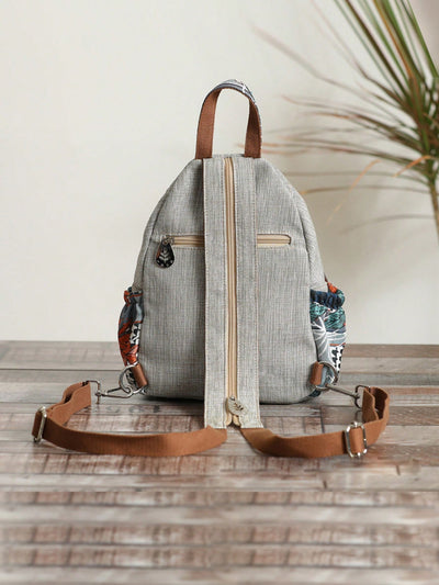 Vintage Bohemian Traveler Backpack: The Perfect Boho School Knapsack for Women