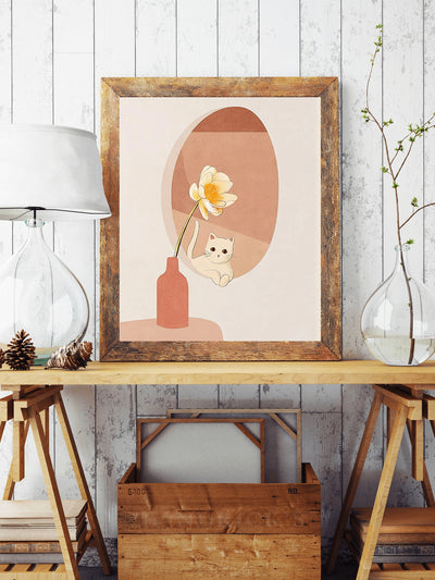 Cute Kitten Wall Art: Bringing Calmness and Motivation to Your Space