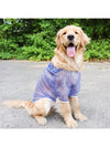 Black and Transparent Sun Protection Clothing for Large Dogs - Perfect for Summer