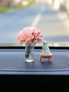 Sweet Scents: Flower Cat Car Decoration - Add Some Whimsy to Your Dashboard