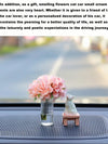 Sweet Scents: Flower Cat Car Decoration - Add Some Whimsy to Your Dashboard