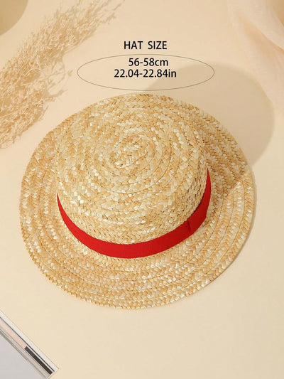 Chic and Stylish Handmade Straw Sun Hat - The Ultimate Beach Accessory for Women