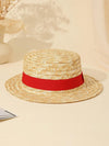 Chic and Stylish Handmade Straw Sun Hat - The Ultimate Beach Accessory for Women