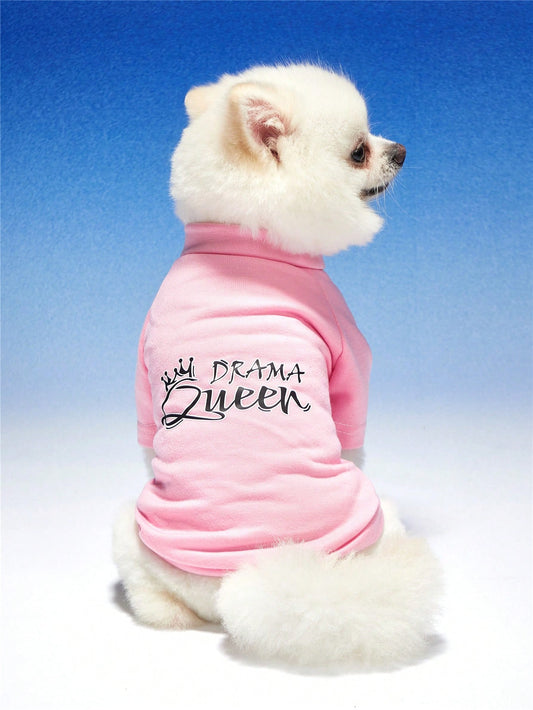 Stay stylish while keeping your furry friend warm with our Queen of the Paws Pink Pet Sweatshirt. Made with high-quality materials, this sweatshirt will provide both comfort and fashion for your pet. Its vibrant pink color and fun design will surely make your pet the queen of the park.