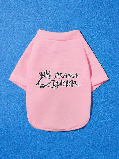 Queen of the Paws: Pink Pet Sweatshirt