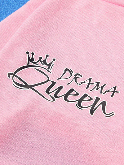 Queen of the Paws: Pink Pet Sweatshirt