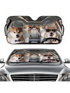 Add some charm and protection to your car with our Adorable Akita Dog Windshield Sunshade. This sunshade not only keeps your car cool and prevents harmful UV rays, but it also adds a touch of fun and cuteness to your drive. A must-have for any Akita dog lover!