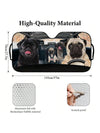 Pug Dog Car Windshield Sunshade: A Must-Have for Pet Lovers!