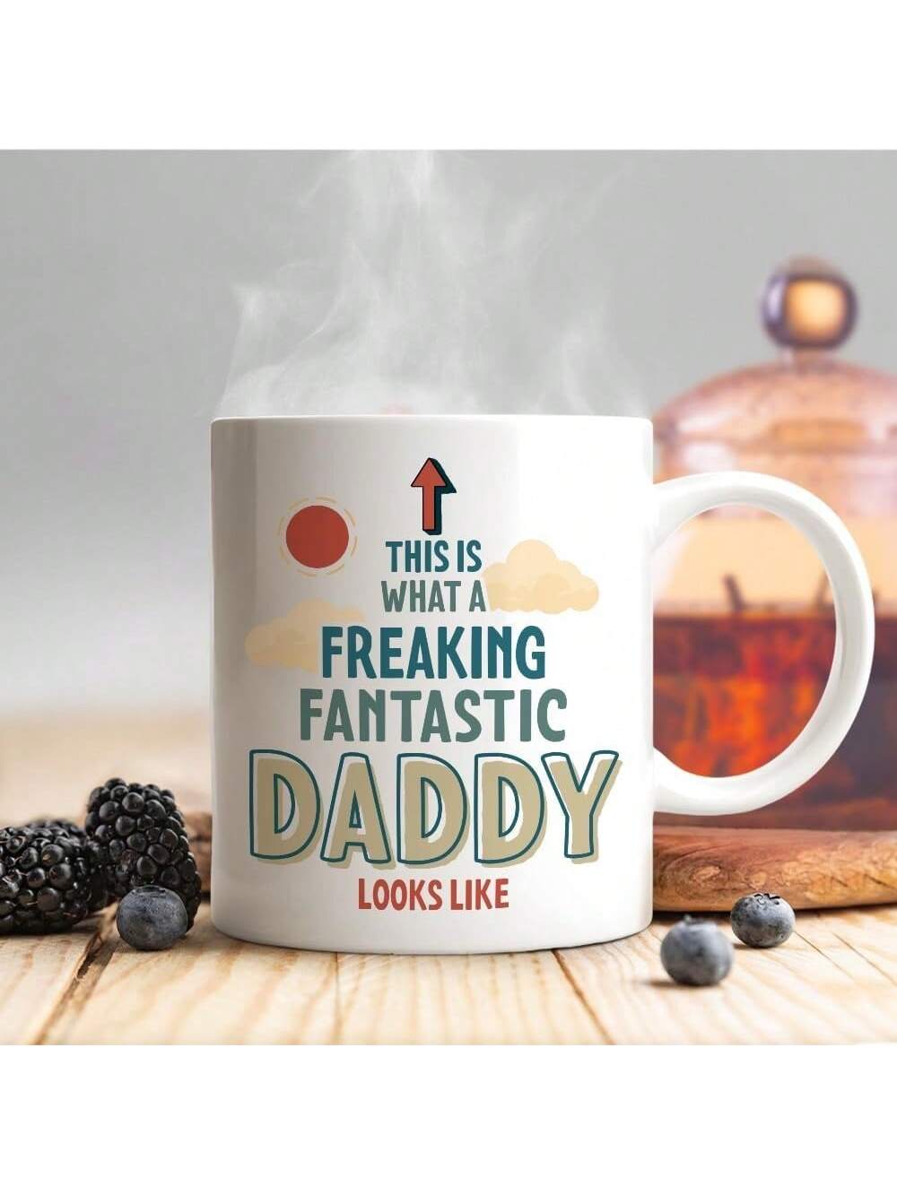 Surprise your dad with our "Dad's Favorite Mug" - the perfect gift for any occasion. This lovingly designed mug is sure to bring a smile to your dad's face every time he uses it. Show him how much he means to you with this thoughtful and practical present.