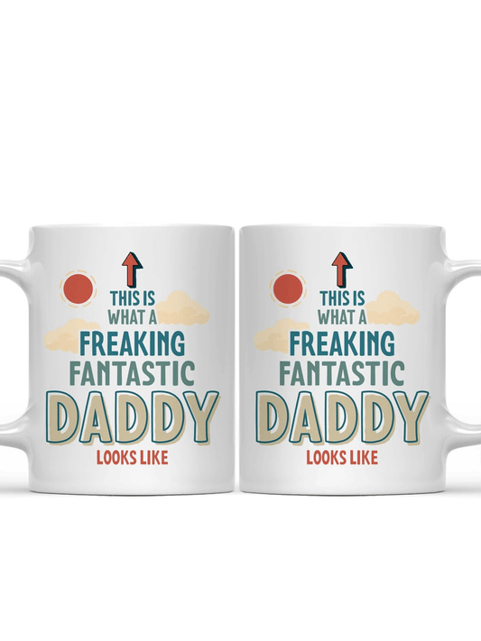 Surprise your dad with our "Dad's Favorite Mug" - the perfect gift for any occasion. This lovingly designed mug is sure to bring a smile to your dad's face every time he uses it. Show him how much he means to you with this thoughtful and practical present.