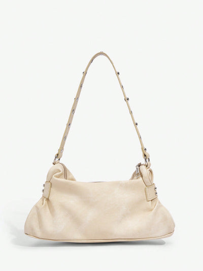 Stay Sweet, Cool, and Stylish on the Streets with this Retro Metallic Hobo Bag