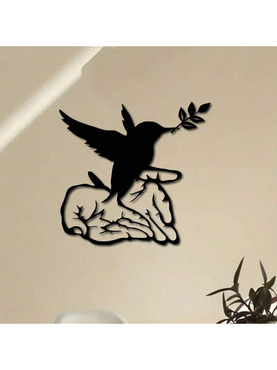 Chic Modern Peace and Freedom Bird Metal Wall Art: Transform Your Space with Style